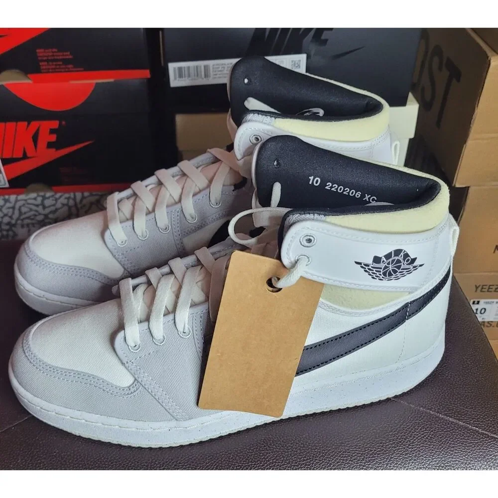 Nike Air Jordan 1 AJKO Grey Fog White Black DO5047-100 Men's Size 10 New